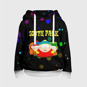 Детская толстовка 3D с принтом South Park. в Екатеринбурге, 100% полиэстер | двухслойный капюшон со шнурком для регулировки, мягкие манжеты на рукавах и по низу толстовки, спереди карман-кенгуру с мягким внутренним слоем | south park | американская культура | американский мультсериал | колорадо | пародия | саус парк | саут парк | черный юмор | четыре мальчика | шоу | южный парк