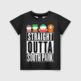 Детская футболка 3D с принтом South Park в Екатеринбурге, 100% гипоаллергенный полиэфир | прямой крой, круглый вырез горловины, длина до линии бедер, чуть спущенное плечо, ткань немного тянется | cartman | kenny | park | south | southpark | картман | кенни | мульт | мультик | парк | персонаж | персонажи | сериал | южный