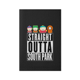 Обложка для паспорта матовая кожа с принтом South Park в Екатеринбурге, натуральная матовая кожа | размер 19,3 х 13,7 см; прозрачные пластиковые крепления | cartman | kenny | park | south | southpark | картман | кенни | мульт | мультик | парк | персонаж | персонажи | сериал | южный