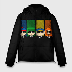 Мужская зимняя куртка 3D с принтом South Park в Екатеринбурге, верх — 100% полиэстер; подкладка — 100% полиэстер; утеплитель — 100% полиэстер | длина ниже бедра, свободный силуэт Оверсайз. Есть воротник-стойка, отстегивающийся капюшон и ветрозащитная планка. 

Боковые карманы с листочкой на кнопках и внутренний карман на молнии. | Тематика изображения на принте: cartman | kenny | park | south | southpark | картман | кенни | мульт | мультик | парк | персонаж | персонажи | сериал | южный