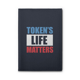 Обложка для автодокументов с принтом TOKENS LIFE MATTERS в Екатеринбурге, натуральная кожа |  размер 19,9*13 см; внутри 4 больших “конверта” для документов и один маленький отдел — туда идеально встанут права | cartman | kenny | park | south | southpark | картман | кенни | мульт | мультик | парк | персонаж | персонажи | сериал | южный