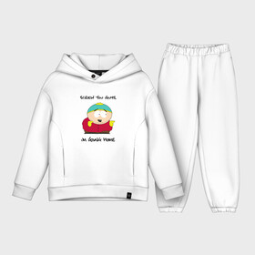 Детский костюм хлопок Oversize с принтом ЮЖНЫЙ ПАРК в Екатеринбурге,  |  | cartman | kenny | south park | картман | кенни | мультфильмы | саус парк | южный парк