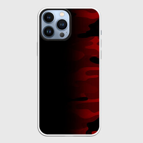 Чехол для iPhone 13 Pro Max с принтом RED BLACK MILITARY CAMO | КРАСНЫЙ КАМУФЛЯЖ в Екатеринбурге,  |  | abstract | camo | geometry | geometry stripes | military | texture | абстракция | армейские | армия | геометрические полосы | геометрия | камуфляж | красный камуфляж | милитари | текстура