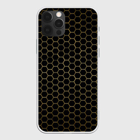 Чехол для iPhone 12 Pro Max с принтом ЗОЛОТЫЕ СОТЫ | GOLDEN HONEYCOMBS в Екатеринбурге, Силикон |  | abstract | geometry | geometry stripes | golden honeycombs | grunge | texture | абстракция | брызги | геометрические полосы | геометрия | гранж | золотые соты | краски | соты | текстура