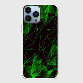 Чехол для iPhone 13 Pro Max с принтом GREEN STRIPES | ЗЕЛЕНАЯ ГЕОМЕТРИЯ в Екатеринбурге,  |  | abstraction | geometry | hexagon | neon | paints | stripes | texture | triangle | абстракция | брызги | геометрия | краски | неон | неоновый | соты | текстура