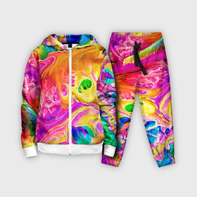 Детский костюм 3D с принтом TIE DYE | ЯРКИЕ КРАСКИ в Екатеринбурге,  |  | abstraction | geometry | hexagon | neon | paints | stripes | texture | tie dye | triangle | абстракция | брызги | геометрия | краски | неон | неоновый | соты | тай дай | текстура