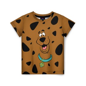 Детская футболка 3D с принтом Scooby-Doo в Екатеринбурге, 100% гипоаллергенный полиэфир | прямой крой, круглый вырез горловины, длина до линии бедер, чуть спущенное плечо, ткань немного тянется | scooby doo | vdosadir | скуберт фон дуенхеймер | скуби ду | уильям ханна