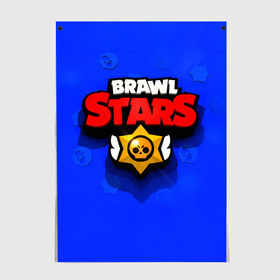 Постер с принтом BRAWL STARS в Екатеринбурге, 100% бумага
 | бумага, плотность 150 мг. Матовая, но за счет высокого коэффициента гладкости имеет небольшой блеск и дает на свету блики, но в отличии от глянцевой бумаги не покрыта лаком | 8 bit | barley | brawl stars | brock | bull | colt | crow | dynamike | frank | jessie | leon | nita | барли | бравл старс | брок | булл | ворон | джесси | динамайк | кольт | леон | фрэнк