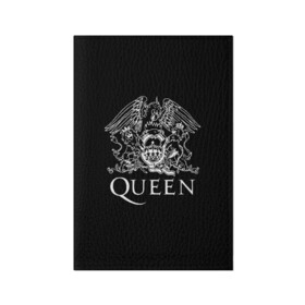 Обложка для паспорта матовая кожа с принтом QUEEN в Екатеринбурге, натуральная матовая кожа | размер 19,3 х 13,7 см; прозрачные пластиковые крепления | queen | rock | we will rock you | брайан мэи | группа queen | группа квин | джон дикон | квин | королева | король | роджер тейлор | рок | фредди меркьюри