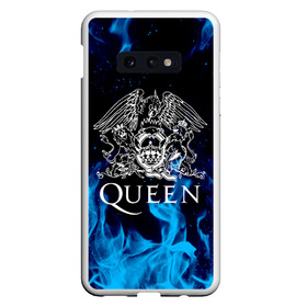 Чехол для Samsung S10E с принтом QUEEN в Екатеринбурге, Силикон | Область печати: задняя сторона чехла, без боковых панелей | Тематика изображения на принте: queen | rock | we will rock you | брайан мэи | группа queen | группа квин | джон дикон | квин | королева | король | роджер тейлор | рок | фредди меркьюри