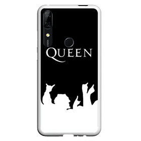 Чехол для Honor P Smart Z с принтом QUEEN в Екатеринбурге, Силикон | Область печати: задняя сторона чехла, без боковых панелей | queen | rock | we will rock you | брайан мэи | группа queen | группа квин | джон дикон | квин | королева | король | роджер тейлор | рок | фредди меркьюри