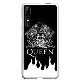 Чехол для Honor P Smart Z с принтом QUEEN в Екатеринбурге, Силикон | Область печати: задняя сторона чехла, без боковых панелей | queen | rock | we will rock you | брайан мэи | группа queen | группа квин | джон дикон | квин | королева | король | роджер тейлор | рок | фредди меркьюри