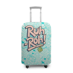 Чехол для чемодана 3D с принтом Ruh-Roh! в Екатеринбурге, 86% полиэфир, 14% спандекс | двустороннее нанесение принта, прорези для ручек и колес | scooby doo | vdosadir | скуби ду | уильям ханна