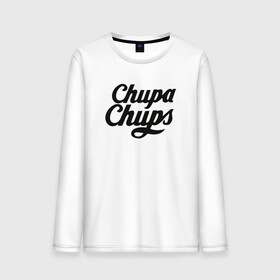 Мужской лонгслив хлопок с принтом Chupa-Chups Logo в Екатеринбурге, 100% хлопок |  | chupa chups | confectus | confetto | бренд | конфета | сладкое | сладость | сосалка | соска | чупа | чупа чупс | чупс