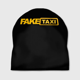 Шапка 3D с принтом Fake Taxi в Екатеринбурге, 100% полиэстер | универсальный размер, печать по всей поверхности изделия | Тематика изображения на принте: fake taxi | faketaxi | taxi | такси | таксист | фейк такси | фейковое такси | фейктакси