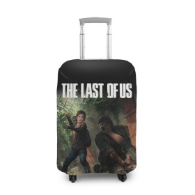 Чехол для чемодана 3D с принтом THE LAST OF US в Екатеринбурге, 86% полиэфир, 14% спандекс | двустороннее нанесение принта, прорези для ручек и колес | cicadas | fireflies | naughty dog | the last of us | the last of us part 2 | джоэл | последние из нас | цикады | элли