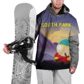Накидка на куртку 3D с принтом ЮЖНЫЙ ПАРК в Екатеринбурге, 100% полиэстер |  | cartman | kenny | kyle | south park | stan | кайл | картман | кенни | стэн | южный парк