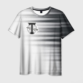 Мужская футболка 3D с принтом Торпедо в Екатеринбурге, 100% полиэфир | прямой крой, круглый вырез горловины, длина до линии бедер | Тематика изображения на принте: белое | пфл | рфпл | торпедо | форма | футбол | чёрное
