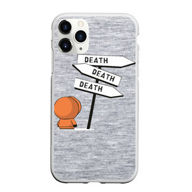 Чехол для iPhone 11 Pro матовый с принтом DEATH в Екатеринбурге, Силикон |  | cartman | kenny | kyle | south park | stan | кайл | картман | кенни | стэн | южный парк