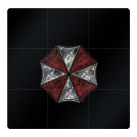 Магнитный плакат 3Х3 с принтом Umbrella Corporation в Екатеринбурге, Полимерный материал с магнитным слоем | 9 деталей размером 9*9 см | 2 | biohazard | claire | evil | horror | raccoon | resident | survival | t virus | t вирус | выживание | зла | кеннеди | клэр | леон | обитель | раккун | редфилд | скотт | ужас