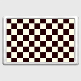 Магнит 45*70 с принтом Шахматка в Екатеринбурге, Пластик | Размер: 78*52 мм; Размер печати: 70*45 | Тематика изображения на принте: квадраты | текстуры | узор шахматка | узоры | чб | чб квадраты | чб узор | шахматка | шахматная доска | шахматы