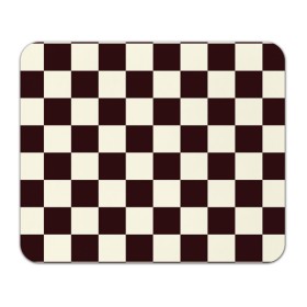 Коврик для мышки прямоугольный с принтом Шахматка в Екатеринбурге, натуральный каучук | размер 230 х 185 мм; запечатка лицевой стороны | Тематика изображения на принте: квадраты | текстуры | узор шахматка | узоры | чб | чб квадраты | чб узор | шахматка | шахматная доска | шахматы