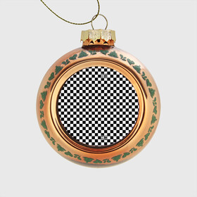 Стеклянный ёлочный шар с принтом Шахматка мелкая в Екатеринбурге, Стекло | Диаметр: 80 мм | квадраты | мелкая шахматка | текстуры | узор шахматка | узоры | чб | чб квадраты | чб узор | шахматка | шахматная доска | шахматы