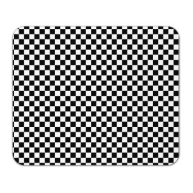 Коврик для мышки прямоугольный с принтом Шахматка мелкая в Екатеринбурге, натуральный каучук | размер 230 х 185 мм; запечатка лицевой стороны | Тематика изображения на принте: квадраты | мелкая шахматка | текстуры | узор шахматка | узоры | чб | чб квадраты | чб узор | шахматка | шахматная доска | шахматы