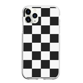 Чехол для iPhone 11 Pro Max матовый с принтом Шахматка в Екатеринбурге, Силикон |  | квадраты | текстуры | узор шахматка | узоры | чб | чб квадраты | чб узор | шахматка | шахматная доска | шахматы