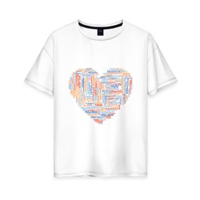 Женская футболка хлопок Oversize с принтом Йога в Екатеринбурге, 100% хлопок | свободный крой, круглый ворот, спущенный рукав, длина до линии бедер
 | дзэн | йога | медитация | слова | спорт иностранные | текст | фитнес