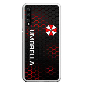 Чехол для Honor 20 с принтом UMBRELLA CORP в Екатеринбурге, Силикон | Область печати: задняя сторона чехла, без боковых панелей | ada wong | biohazard | leon | nemesis | project resistance | raccoon city | re | re3 | resident evil | resident evil 3 | rpd | stars | umbrella | ада вонг | амбрелла | немезис | ужасы