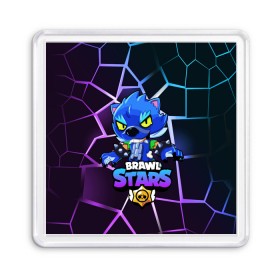 Магнит 55*55 с принтом BRAWL STARS LEON в Екатеринбурге, Пластик | Размер: 65*65 мм; Размер печати: 55*55 мм | bibi | brawl | brawl stars | crow | leon | max | sally | shark | stars | акула | биби | бравл | бравл старс | браво старс | игра | компьютерная | кров | леон | леон акула | старс | шарк