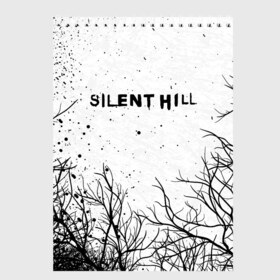 Скетчбук с принтом SILENT HILL в Екатеринбурге, 100% бумага
 | 48 листов, плотность листов — 100 г/м2, плотность картонной обложки — 250 г/м2. Листы скреплены сверху удобной пружинной спиралью | horror | pyramidhead | silent hill | silent hill 2 | silent hill 3 | survival horror | знаки | орден | пирамидоголовый | сайлент хилл | сайрэнто хиру | символы | ужасы | хоррор