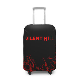 Чехол для чемодана 3D с принтом SILENT HILL в Екатеринбурге, 86% полиэфир, 14% спандекс | двустороннее нанесение принта, прорези для ручек и колес | horror | pyramidhead | silent hill | silent hill 2 | silent hill 3 | survival horror | знаки | орден | пирамидоголовый | сайлент хилл | сайрэнто хиру | символы | ужасы | хоррор