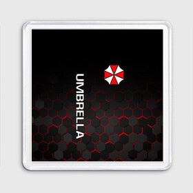 Магнит 55*55 с принтом UMBRELLA CORP | RESIDENT EVIL | ОБИТЕЛЬ ЗЛА в Екатеринбурге, Пластик | Размер: 65*65 мм; Размер печати: 55*55 мм | Тематика изображения на принте: ada wong | biohazard | leon | nemesis | project resistance | raccoon city | re | re3 | resident evil | resident evil 3 | rpd | stars | umbrella | ада вонг | амбрелла | немезис | ужасы