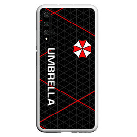 Чехол для Honor 20 с принтом UMBRELLA CORP в Екатеринбурге, Силикон | Область печати: задняя сторона чехла, без боковых панелей | ada wong | biohazard | leon | nemesis | project resistance | raccoon city | re | re3 | resident evil | resident evil 3 | rpd | stars | umbrella | ада вонг | амбрелла | немезис | ужасы