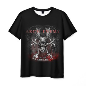 Мужская футболка 3D с принтом Arch Enemy 25 в Екатеринбурге, 100% полиэфир | прямой крой, круглый вырез горловины, длина до линии бедер | 