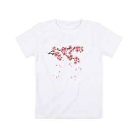Детская футболка хлопок с принтом Весна 2020. в Екатеринбурге, 100% хлопок | круглый вырез горловины, полуприлегающий силуэт, длина до линии бедер | весенние картинки | весна | весна 2020 | зелнь | прекрасное время года | прикольные картинки | природа | птицы | тюльпаны | цветы