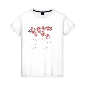 Женская футболка хлопок с принтом Весна 2020. в Екатеринбурге, 100% хлопок | прямой крой, круглый вырез горловины, длина до линии бедер, слегка спущенное плечо | весенние картинки | весна | весна 2020 | зелнь | прекрасное время года | прикольные картинки | природа | птицы | тюльпаны | цветы
