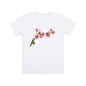 Детская футболка хлопок с принтом Весна 2020. в Екатеринбурге, 100% хлопок | круглый вырез горловины, полуприлегающий силуэт, длина до линии бедер | весенние картинки | весна | весна 2020 | зелнь | прекрасное время года | прикольные картинки | природа | птицы | тюльпаны | цветы