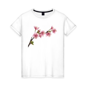 Женская футболка хлопок с принтом Весна 2020. в Екатеринбурге, 100% хлопок | прямой крой, круглый вырез горловины, длина до линии бедер, слегка спущенное плечо | весенние картинки | весна | весна 2020 | зелнь | прекрасное время года | прикольные картинки | природа | птицы | тюльпаны | цветы