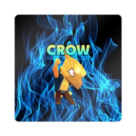 Магнит виниловый Квадрат с принтом BRAWL STARS CROW в Екатеринбурге, полимерный материал с магнитным слоем | размер 9*9 см, закругленные углы | bibi | brawl | brawl stars | crow | leon | max | sally | shark | stars | акула | биби | бравл | бравл старс | браво старс | игра | компьютерная | кров | леон | леон акула | старс | шарк