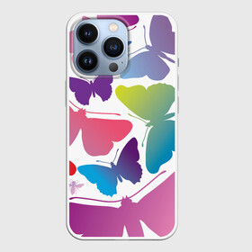 Чехол для iPhone 13 Pro с принтом БАБОЧКИ ПАТТЕРН | BUTTERFLY PATTERN в Екатеринбурге,  |  | Тематика изображения на принте: butterflies | butterfly | spring | бабочка | бобочки | весна | животные | красиво | крыло | мотыльки | насекомое | насекомые | чешуекрылые