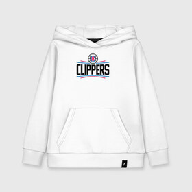 Детская толстовка хлопок с принтом Los Angeles Clippers (1) в Екатеринбурге, 100% хлопок | Круглый горловой вырез, эластичные манжеты, пояс, капюшен | Тематика изображения на принте: ball | basketball | clippers | sport | streetball | баскетбол | клипперс | мяч | нба | спорт | стритбол