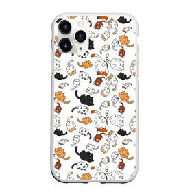 Чехол для iPhone 11 Pro Max матовый с принтом Котики в Екатеринбурге, Силикон |  | животные | звери | зевающий кот | кися | кот | котенок | котики | коты | кричащий кот | минимализм | питомцы | прикольные картинки | текстура | фон