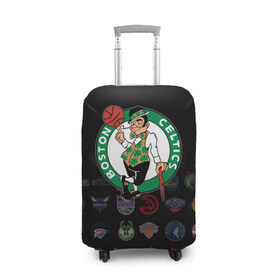 Чехол для чемодана 3D с принтом Boston Celtics (1) в Екатеринбурге, 86% полиэфир, 14% спандекс | двустороннее нанесение принта, прорези для ручек и колес | ball | basketball | boston celtics | sport | streetball | баскетбол | бостон селтикс | мяч | нба | спорт | стритбол