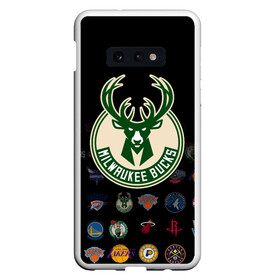 Чехол для Samsung S10E с принтом Milwaukee Bucks (3) в Екатеринбурге, Силикон | Область печати: задняя сторона чехла, без боковых панелей | ball | basketball | milwaukee bucks | sport | streetball | баскетбол | милуоки бакс | мяч | нба | спорт | стритбол