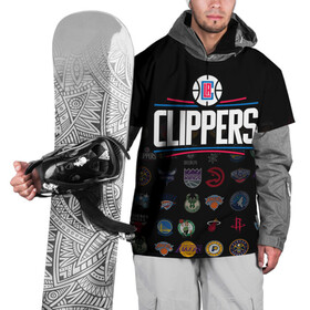 Накидка на куртку 3D с принтом Los Angeles Clippers (2) в Екатеринбурге, 100% полиэстер |  | Тематика изображения на принте: ball | basketball | clippers | sport | streetball | баскетбол | клипперс | мяч | нба | спорт | стритбол