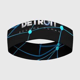 Повязка на голову 3D с принтом Detroit:Become Human в Екатеринбурге,  |  | android | connor | detroit become human | game | rk 800 | urban | будущее | город | детроит | игры | мир | роботы | технологии