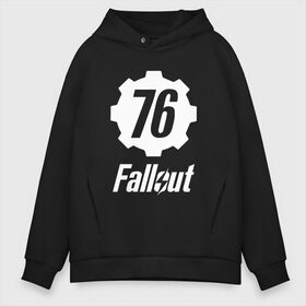 Мужское худи Oversize хлопок с принтом FALLOUT_76 в Екатеринбурге, френч-терри — 70% хлопок, 30% полиэстер. Мягкий теплый начес внутри —100% хлопок | боковые карманы, эластичные манжеты и нижняя кромка, капюшон на магнитной кнопке | Тематика изображения на принте: 101 | 111 | 13 | 76 | atom cats | bethesda | brotherhood of steel | fallout | nuka cola | tunnel snakes | vault | war | братство стали | война | убежище | фолаут | фоллаут | ядер кола